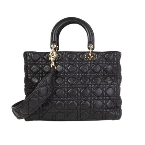 dior black quilted handbag|christian Dior matte black bag.